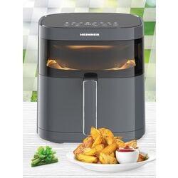 Аэрофритюрница Heinner DualHeat HAF-B6GRY17LG (Anthracite Grey) Thumb
