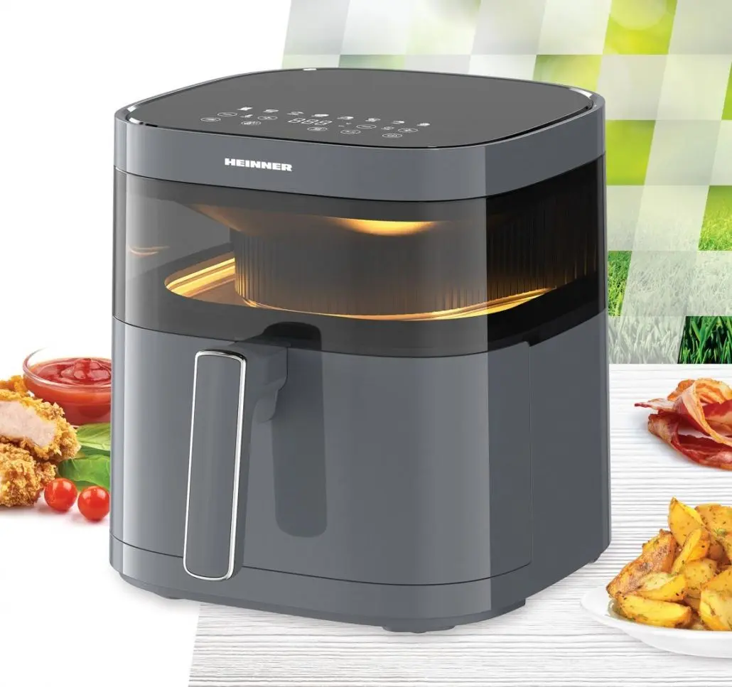 Аэрофритюрница Heinner DualHeat HAF-B6GRY17LG (Anthracite Grey) - 5