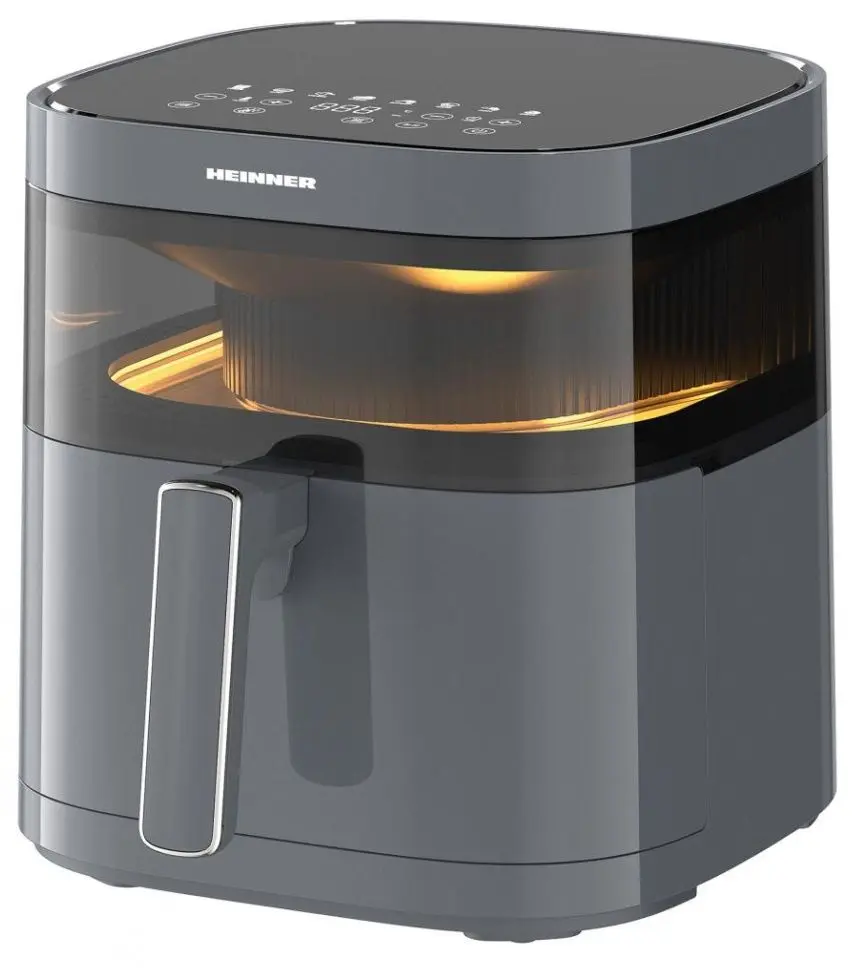 Аэрофритюрница Heinner DualHeat HAF-B6GRY17LG (Anthracite Grey)