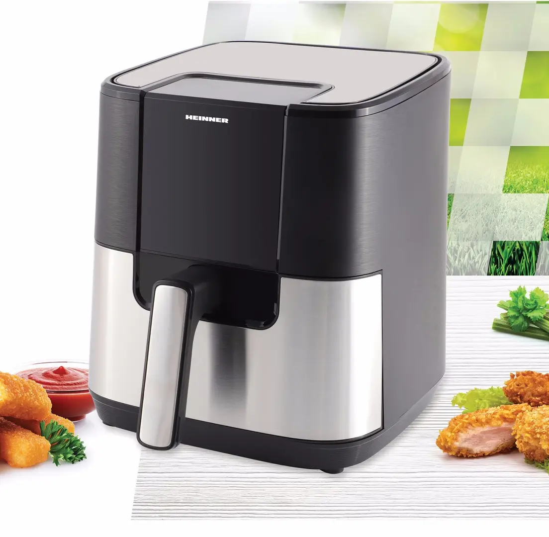 Аэрофритюрница Heinner HAF-H6BKS1500 (Black/Silver)