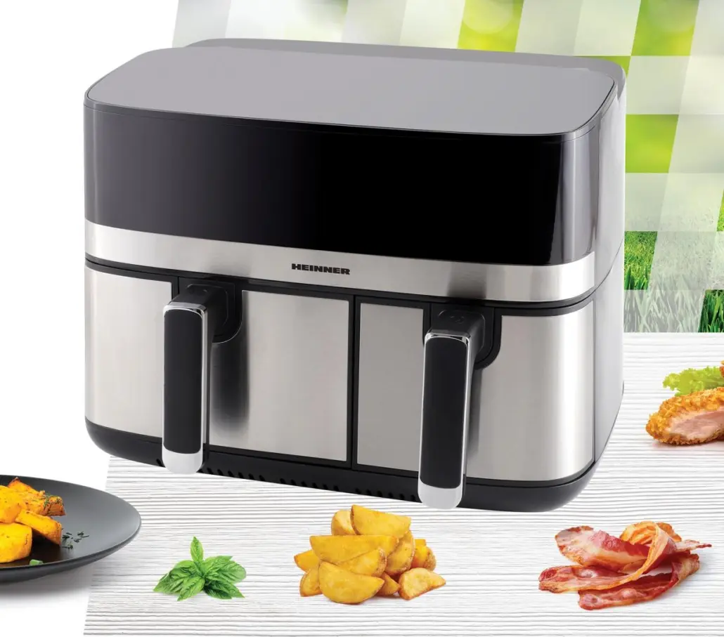 Friteuza cu aer cald Heinner HAF-H9DB17BKS (Grey/Silver)