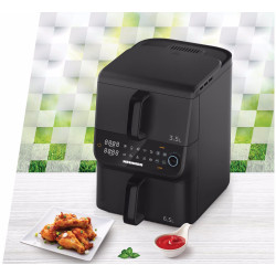 Аэрофритюрница Heinner InnovaCook HAF-C10DBS25BK (Black) Thumb