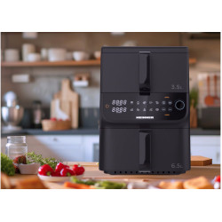Аэрофритюрница Heinner InnovaCook HAF-C10DBS25BK (Black) Thumb