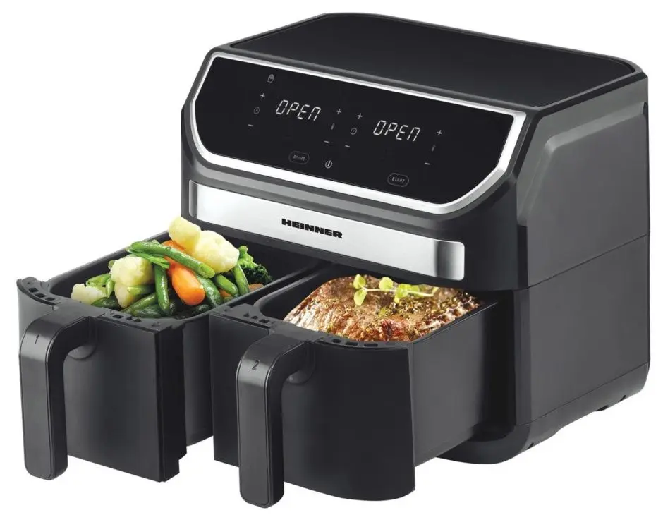 Аэрофритюрница Heinner Double Master HAF-KDB1700BK (Black) - 4
