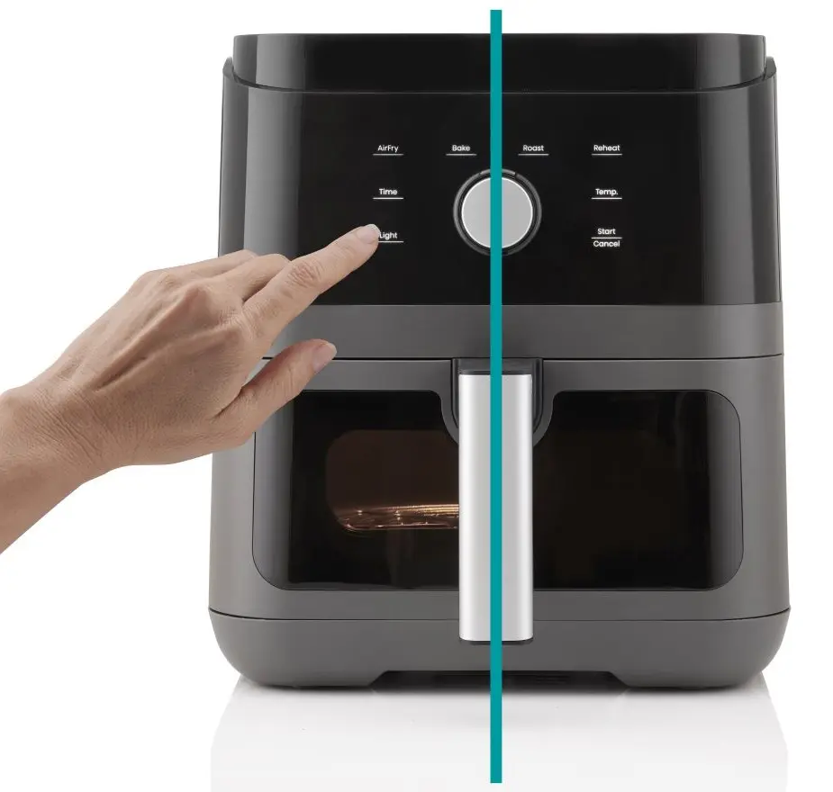 Аэрофритюрница Hisense HAF1800D (Black/Grey)