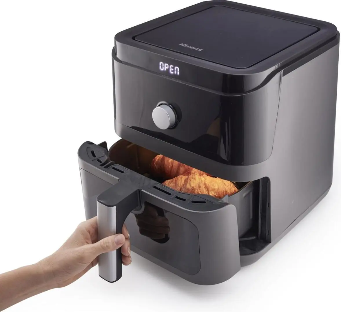 Аэрофритюрница Hisense HAF1800D (Black/Grey)