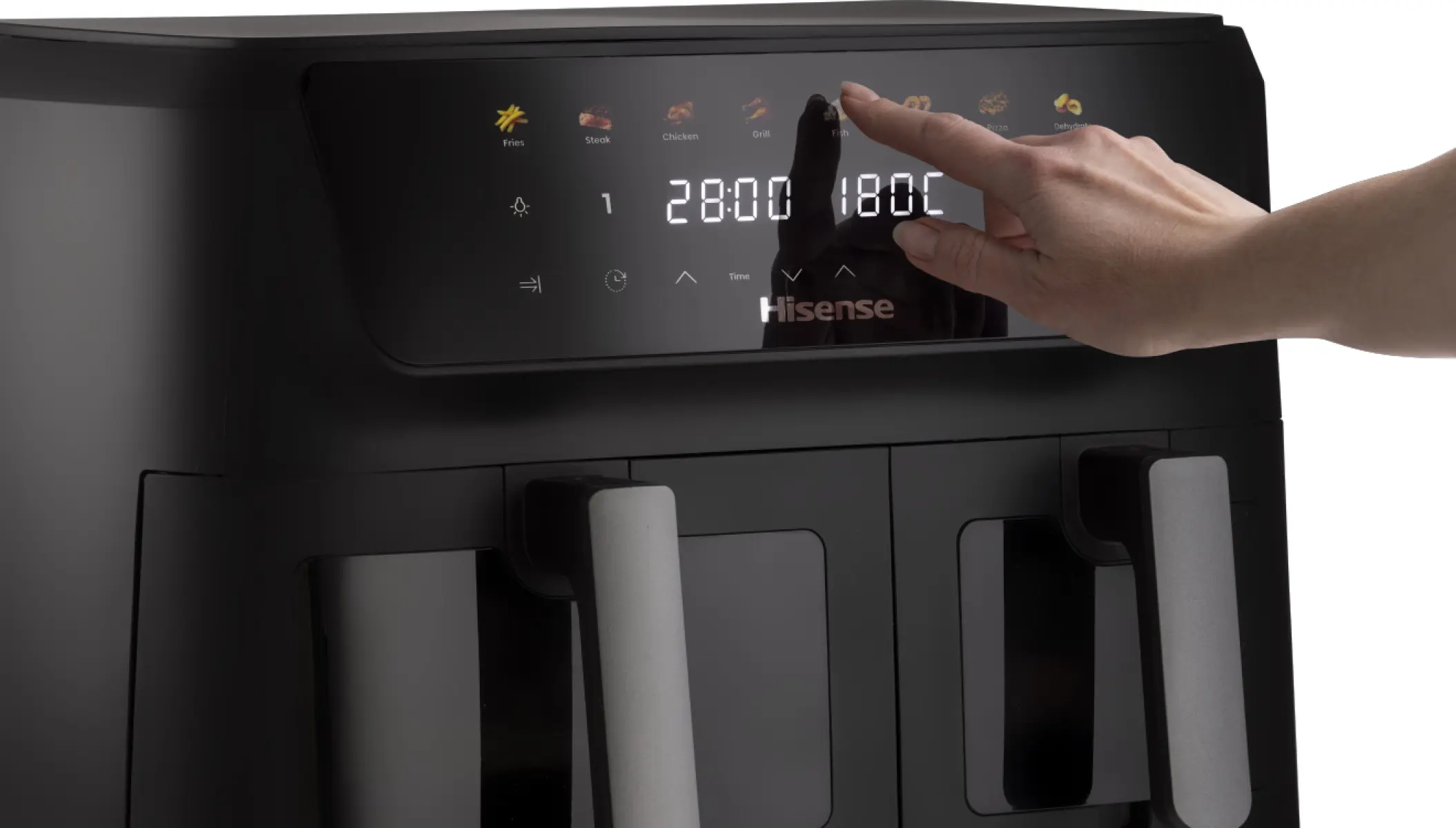 Friteuza cu aer cald Hisense HAF2700DCD (Black)