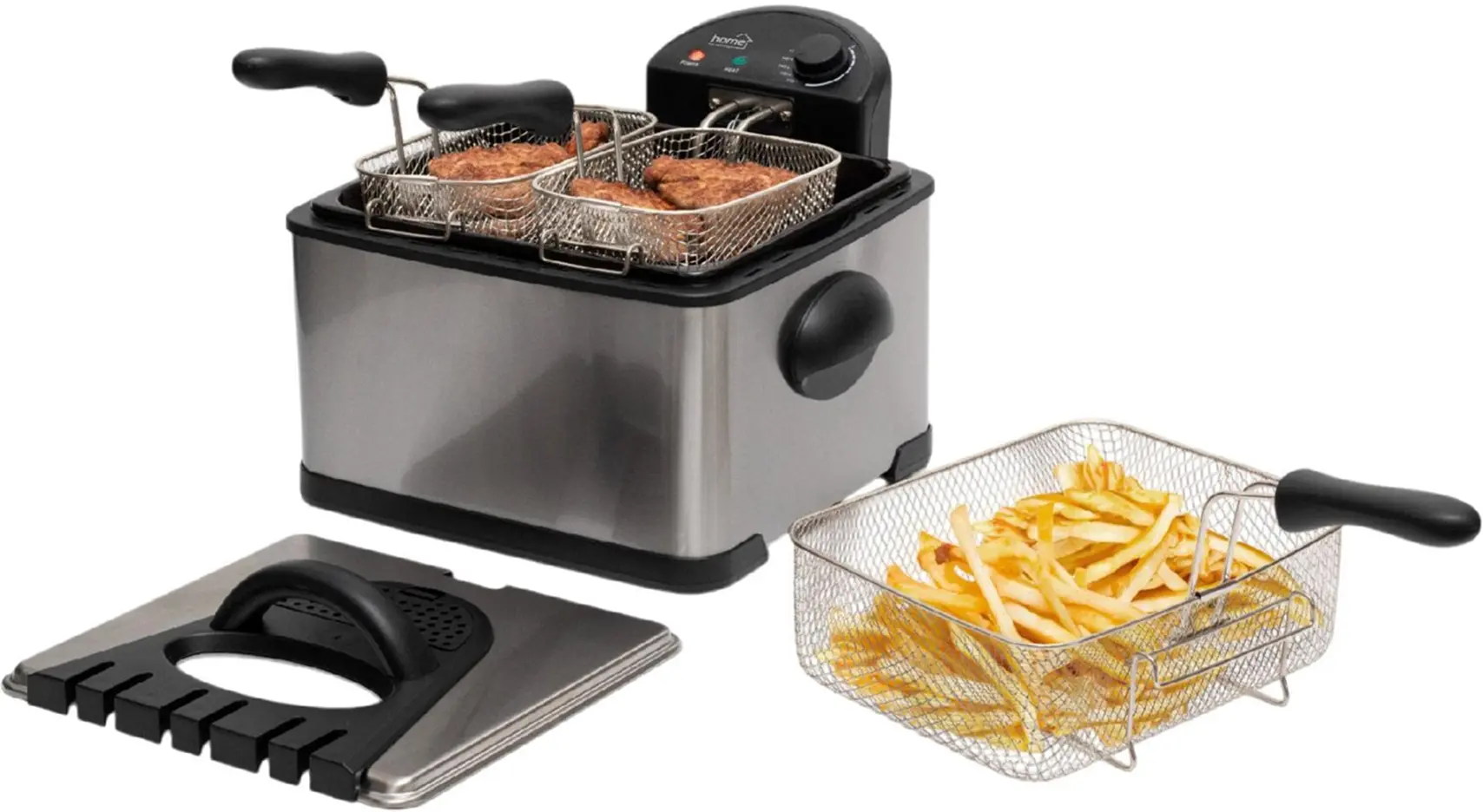 Фритюрница Home HGOLS4 (Inox/Black)