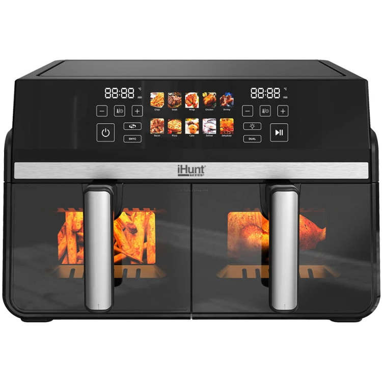 Аэрофритюрница iHunt Bro Dual 10L (Black/Inox)