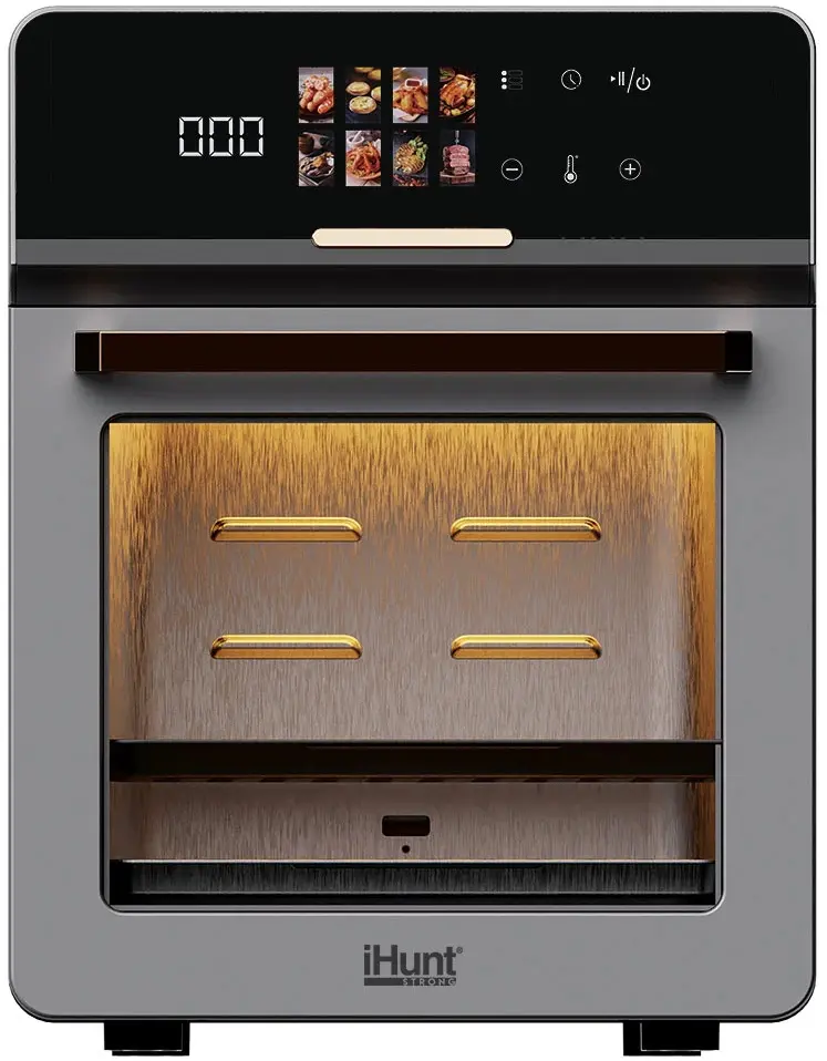 Friteuza cu aer cald iHunt Bro Oven 18L (Inox/Black)