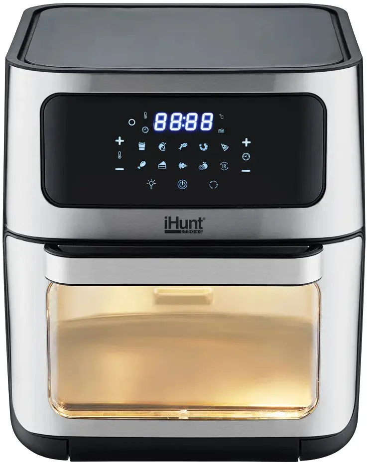 Friteuza cu aer cald iHunt Bro Rotary 12L (Inox/Black)
