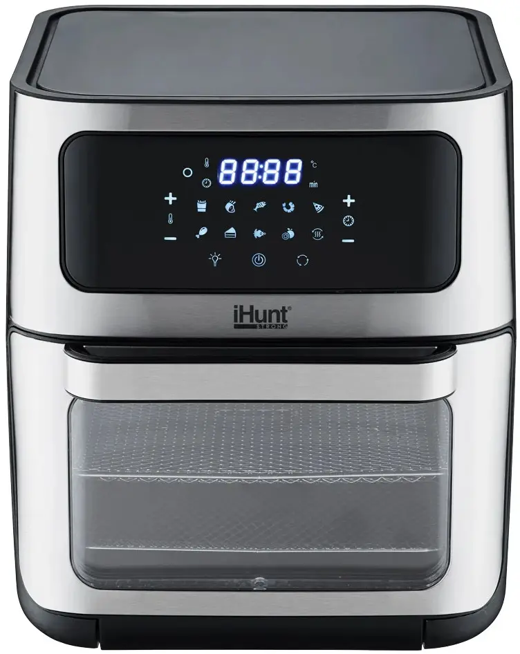 Friteuza cu aer cald iHunt Bro Rotary 12L (Inox/Black)