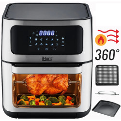 Friteuza cu aer cald iHunt Bro Rotary 12L (Inox/Black) Thumb