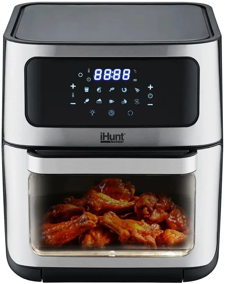 Friteuza cu aer cald iHunt Bro Rotary 12L (Inox/Black)