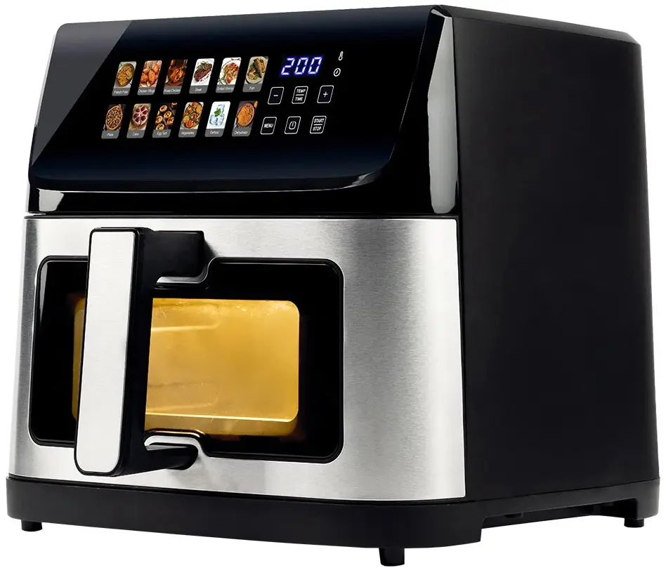 Friteuza cu aer cald iHunt Bro Ultra 11L (Inox/Black)