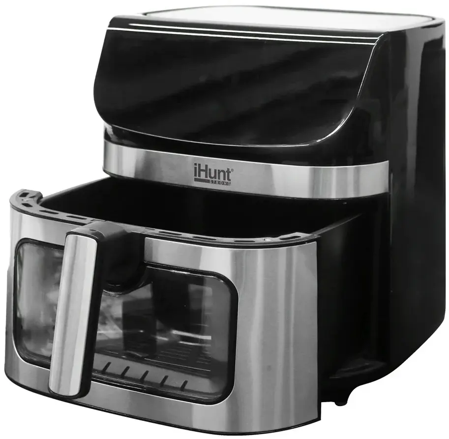 Friteuza cu aer cald iHunt Bro Ultra 9L (Inox/Black)