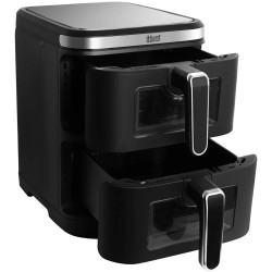 Friteuza cu aer cald iHunt Bro Ultra Dual Stack 11L (Black) Thumb