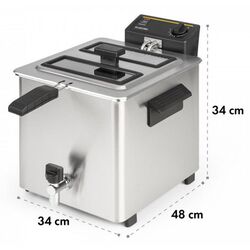 Фритюрница Klarstein Family Fry 10033342 (Inox/Black) Thumb