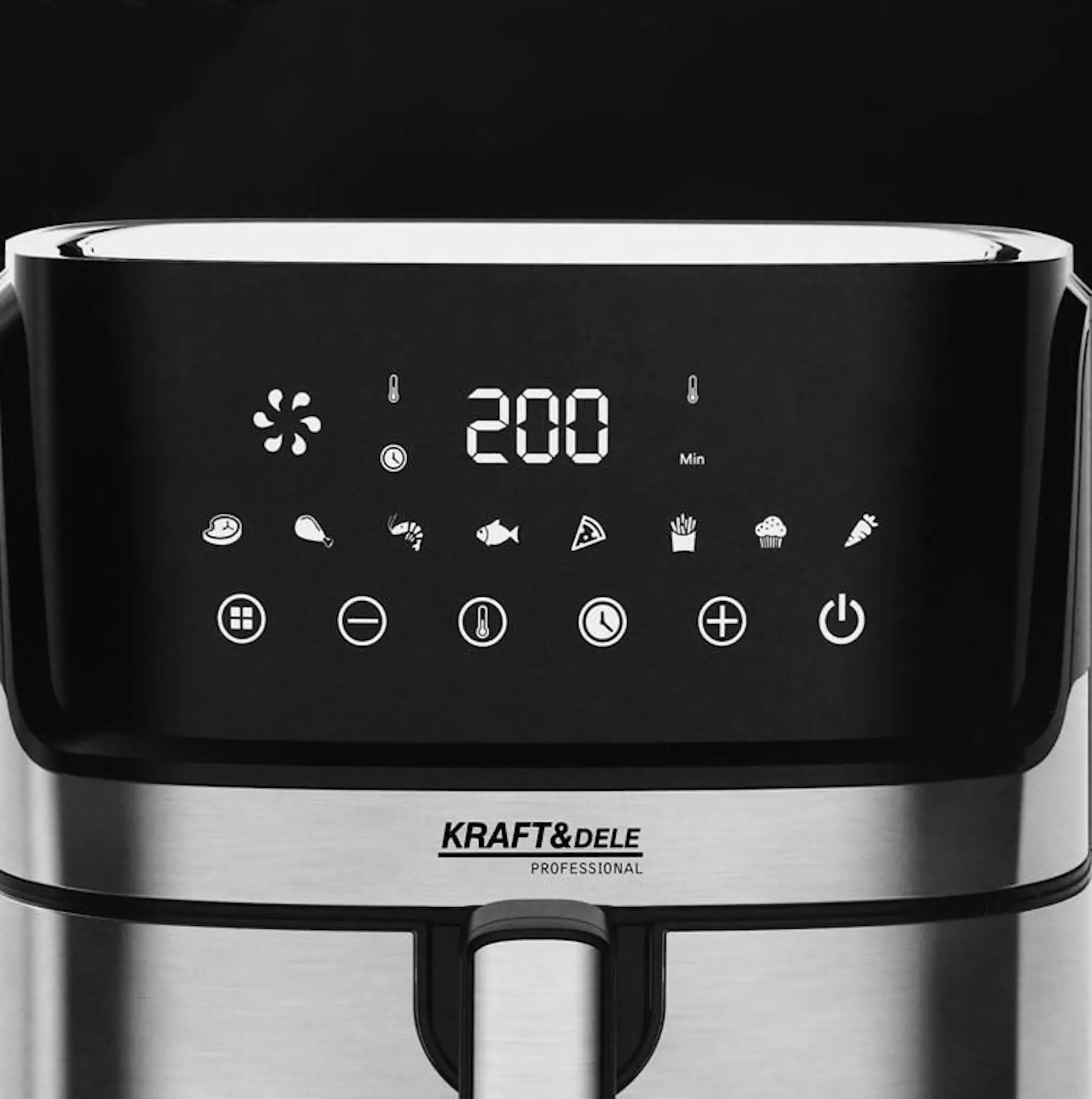 Friteuza cu aer cald Kraft&Dele KD4101 (Black/Silver)