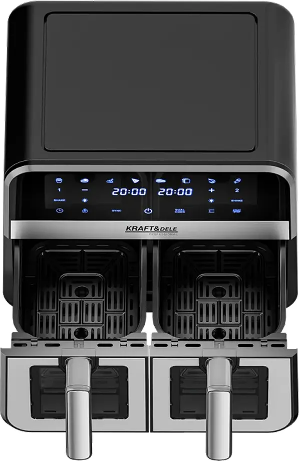 Аэрофритюрница Kraft&Dele KD4179 (Black/Silver) - 3