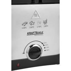 Фритюрница Kraft&Dele KD4330 (Inox/Black) Thumb