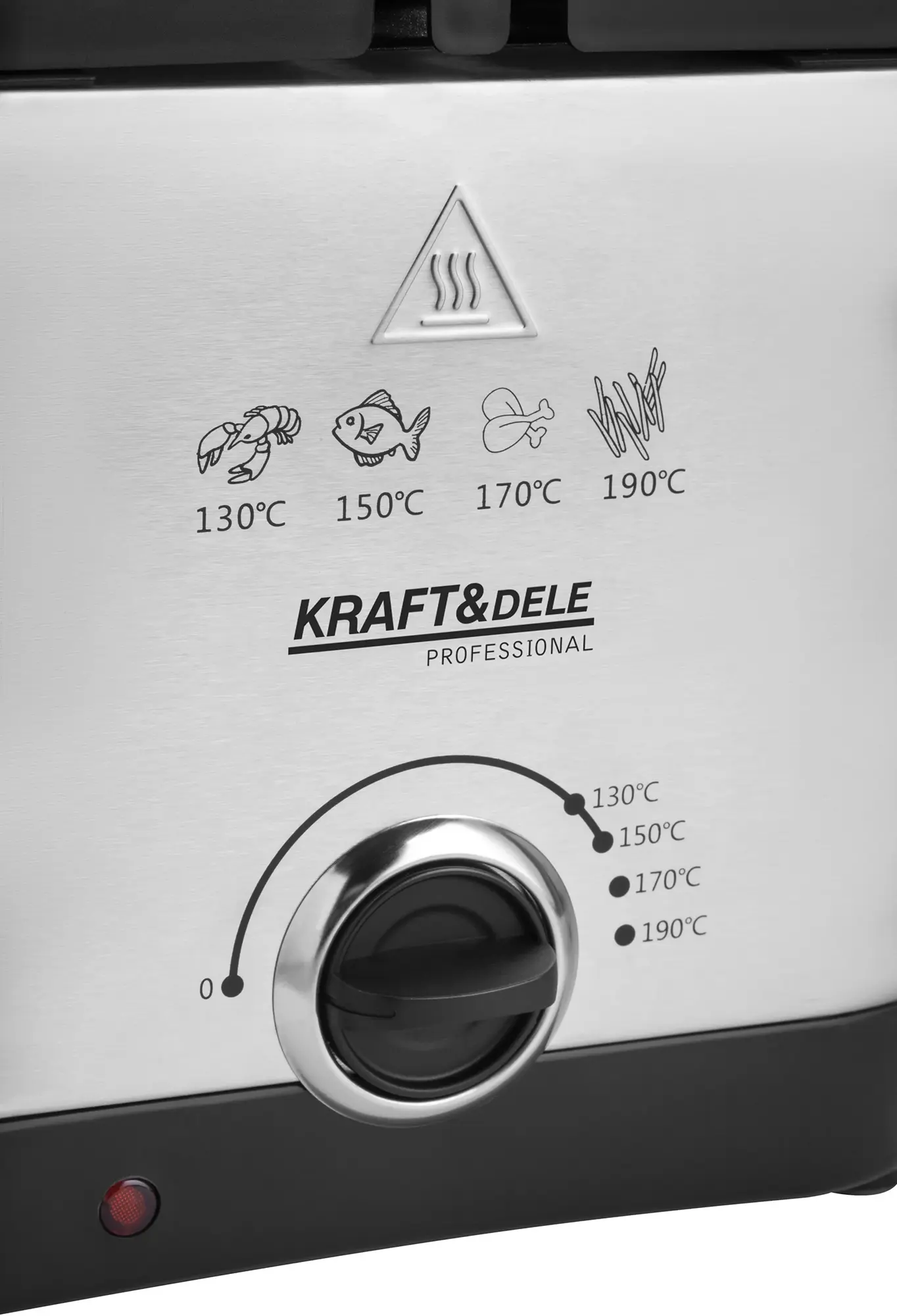 Фритюрница Kraft&Dele KD4330 (Inox/Black) - 6