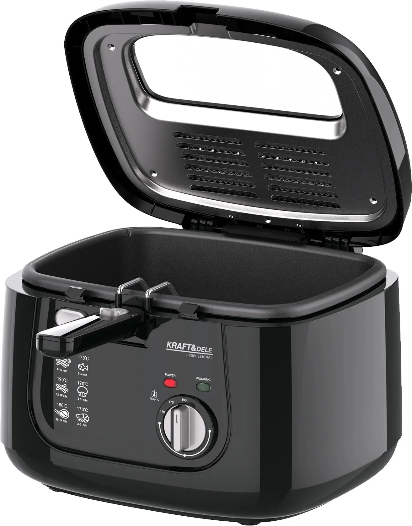 Фритюрница Kraft&Dele KD4332 (Black) - 2