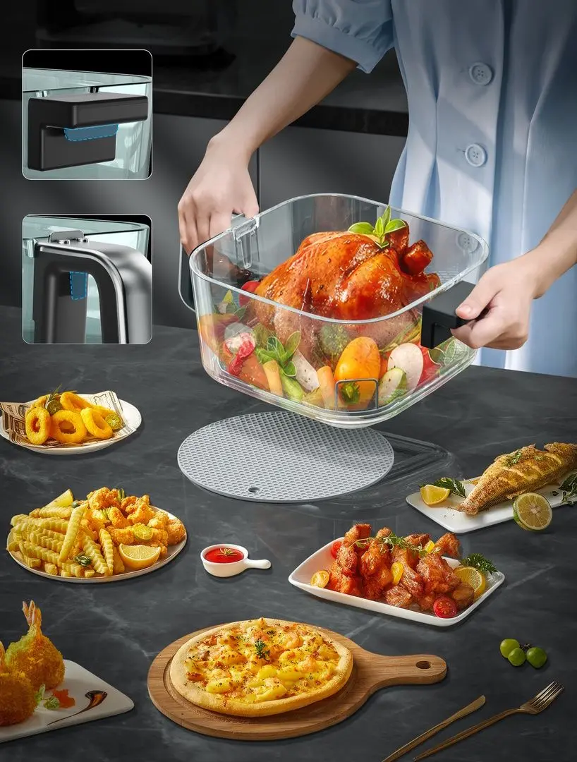 Friteuza cu aer cald Leacco AF018 (Black)