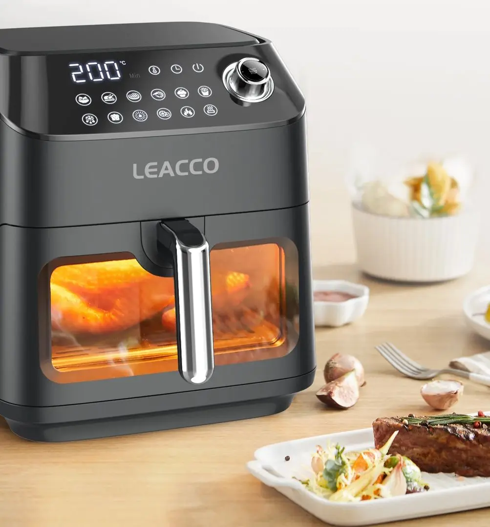 Friteuza cu aer cald Leacco AF020 (Grey)