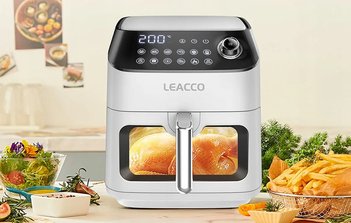 Friteuza cu aer cald Leacco AF020 (White/Black)