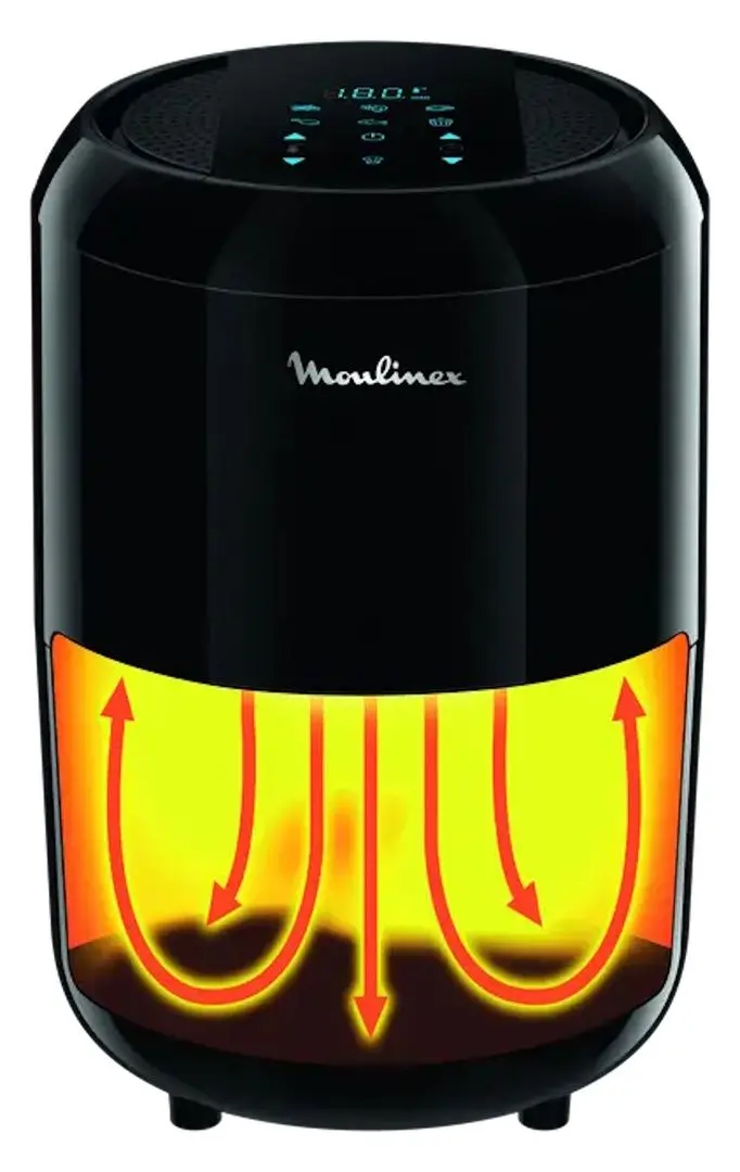 Friteuza cu aer cald Moulinex Easy Fry Compact Precision EZ301810 (Black)