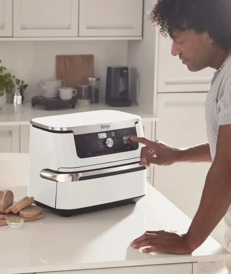 Friteuza cu aer cald Ninja AF500EUWH (White)