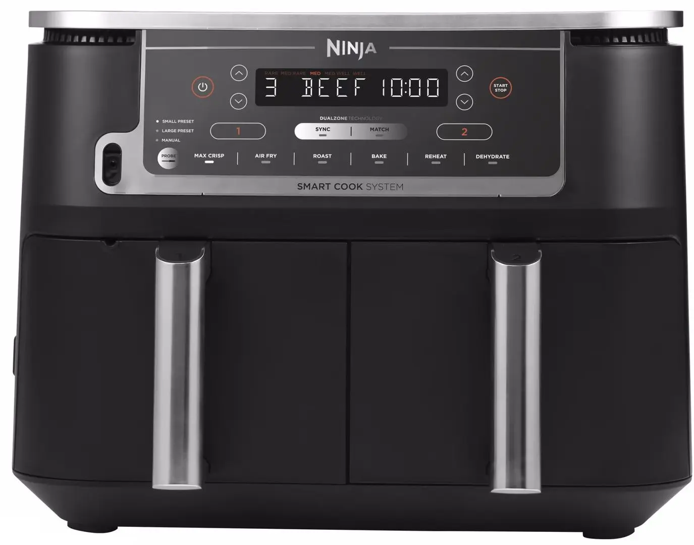 Friteuza cu aer cald Ninja Foodi Max Dual Zone AF451EU (Black)
