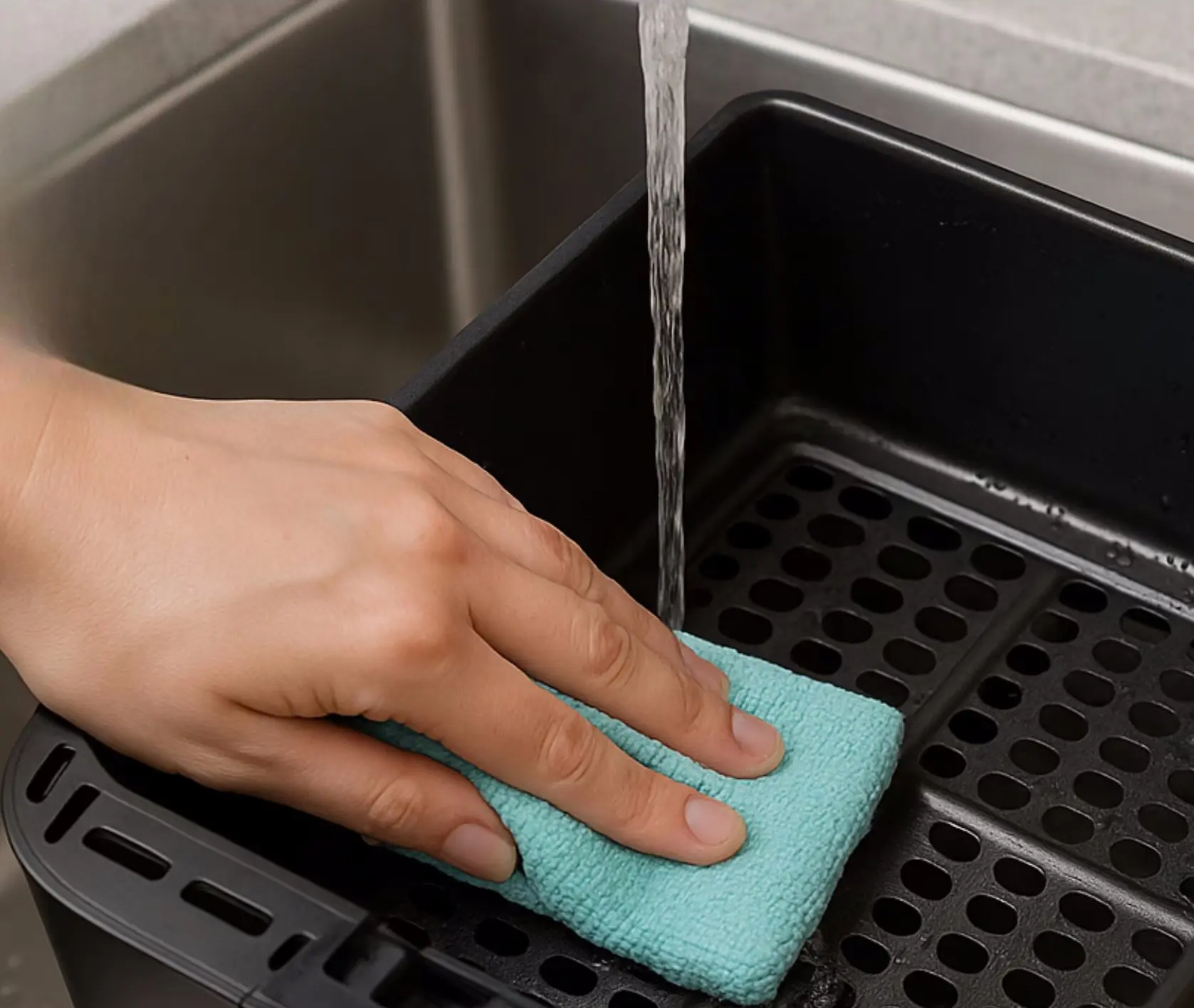 Аэрофритюрница NobelTek NAF1400C (Cream)