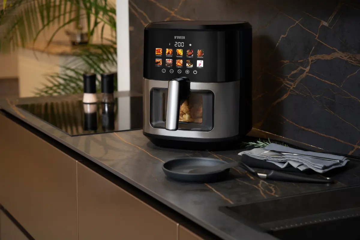 Аэрофритюрница Noveen AF770 X-Line (Inox/Black) - 7
