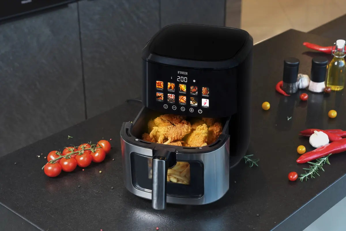 Аэрофритюрница Noveen AF770 X-Line (Inox/Black) - 8