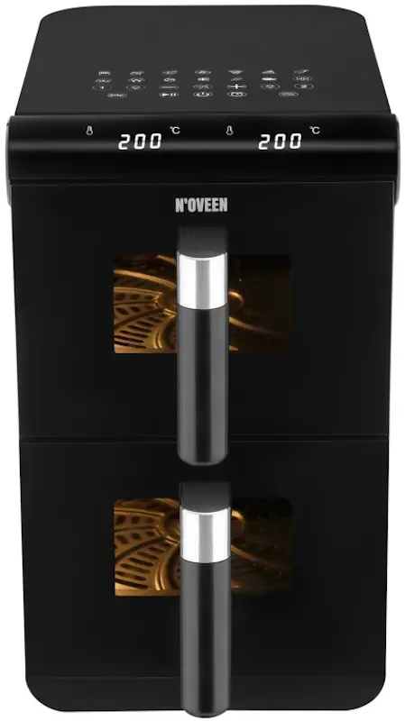 Friteuza cu aer cald Noveen DoubleCrisp AF5050 X-Line (Black)