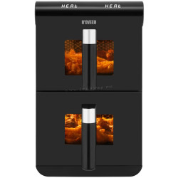 Friteuza cu aer cald Noveen DoubleCrisp AF5050 X-Line (Black)