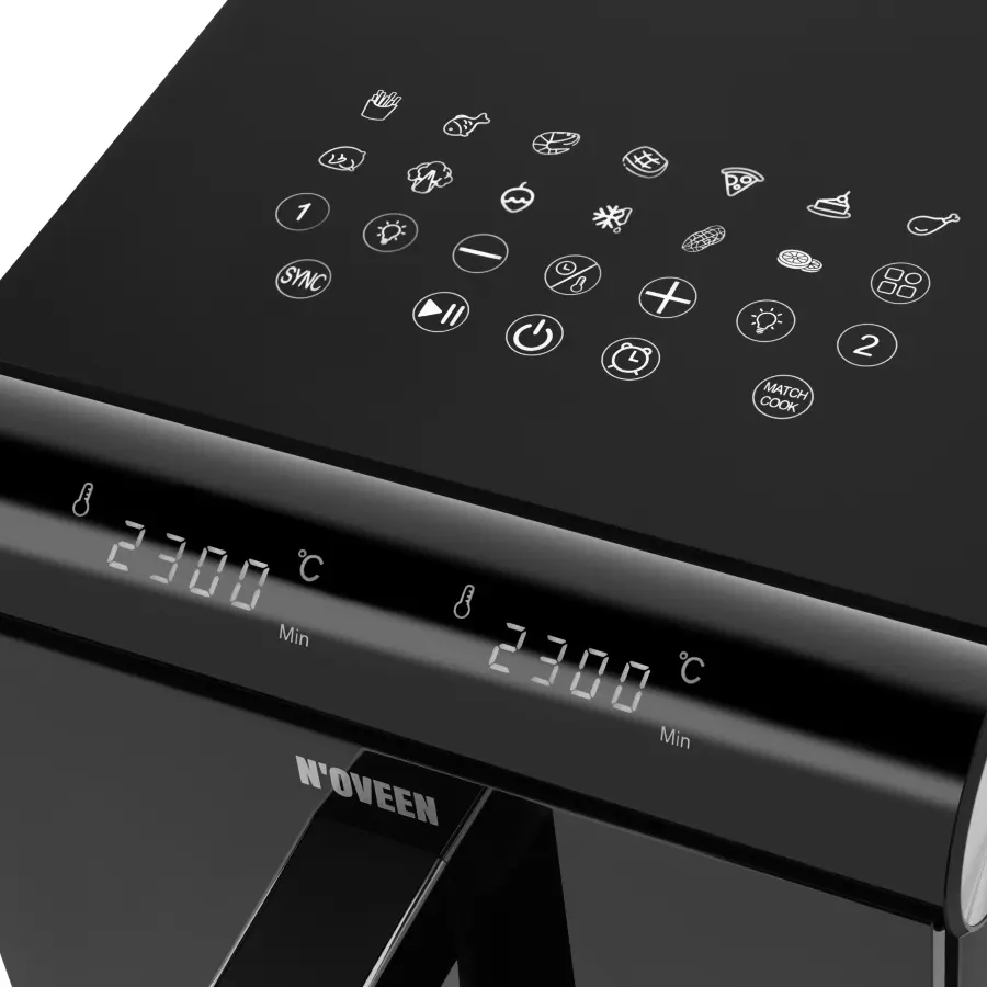 Friteuza cu aer cald Noveen DoubleCrisp AF5050 X-Line (Black)