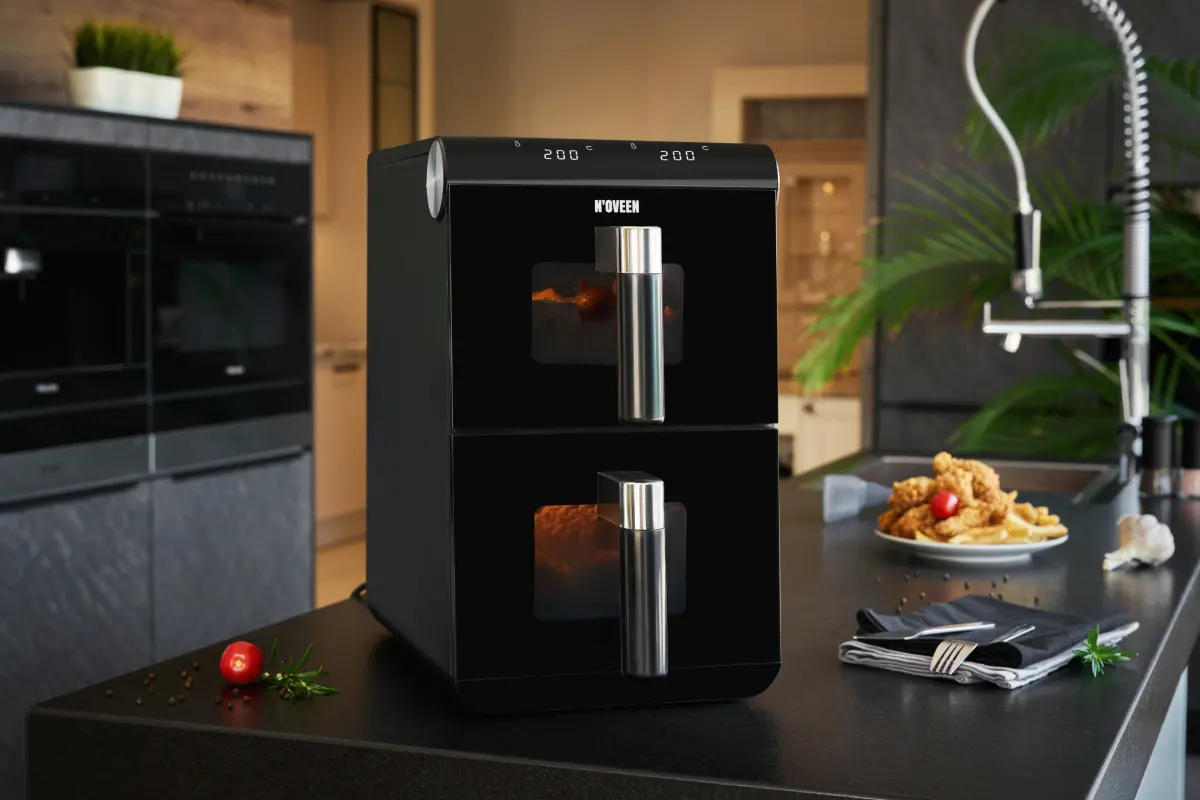 Friteuza cu aer cald Noveen DoubleCrisp AF5050 X-Line (Black)