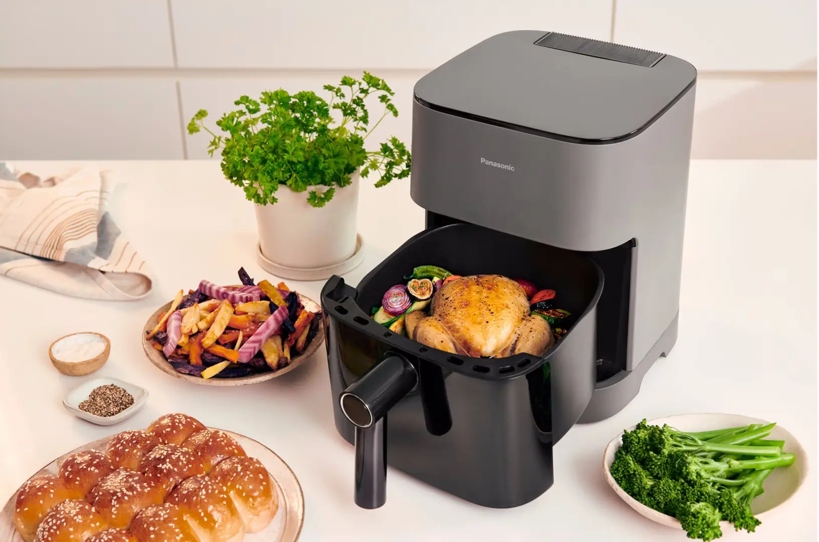 Friteuza cu aer cald Panasonic NF-CC500SXE (Grey/Black)