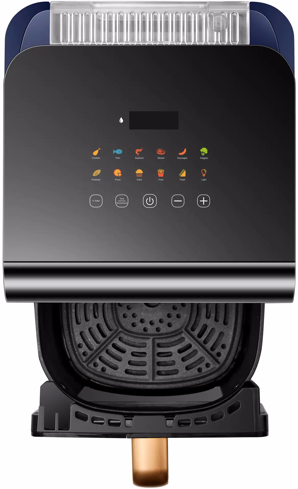 Аэрофритюрница Panasonic NF-CC600ATS (Black/Blue) - 5