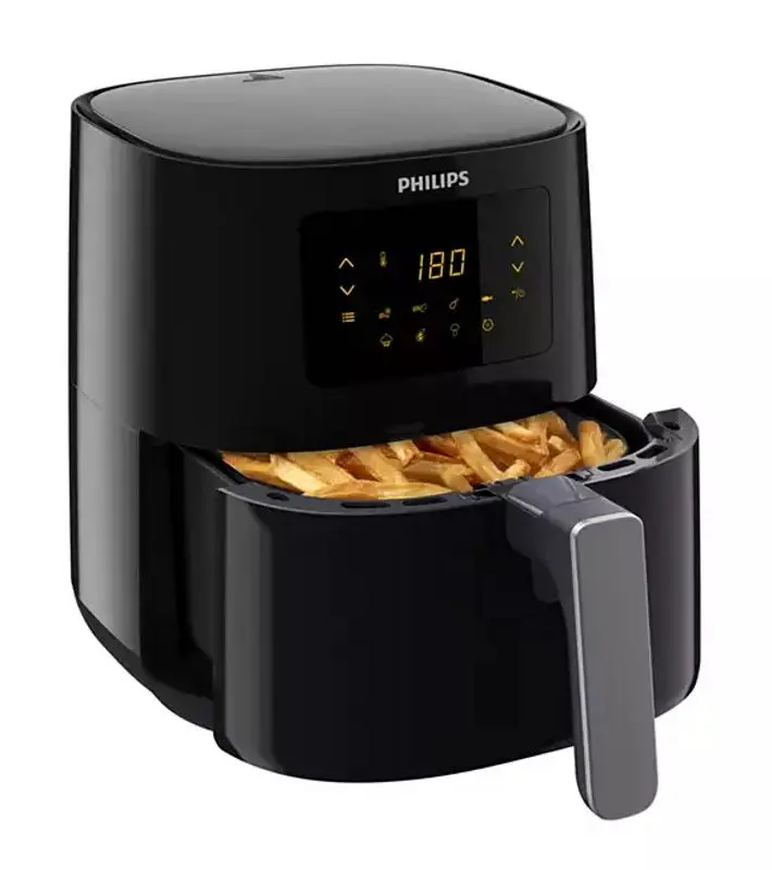 Friteuza cu aer cald Philips Essential HD9252/70 (Black/Silver)