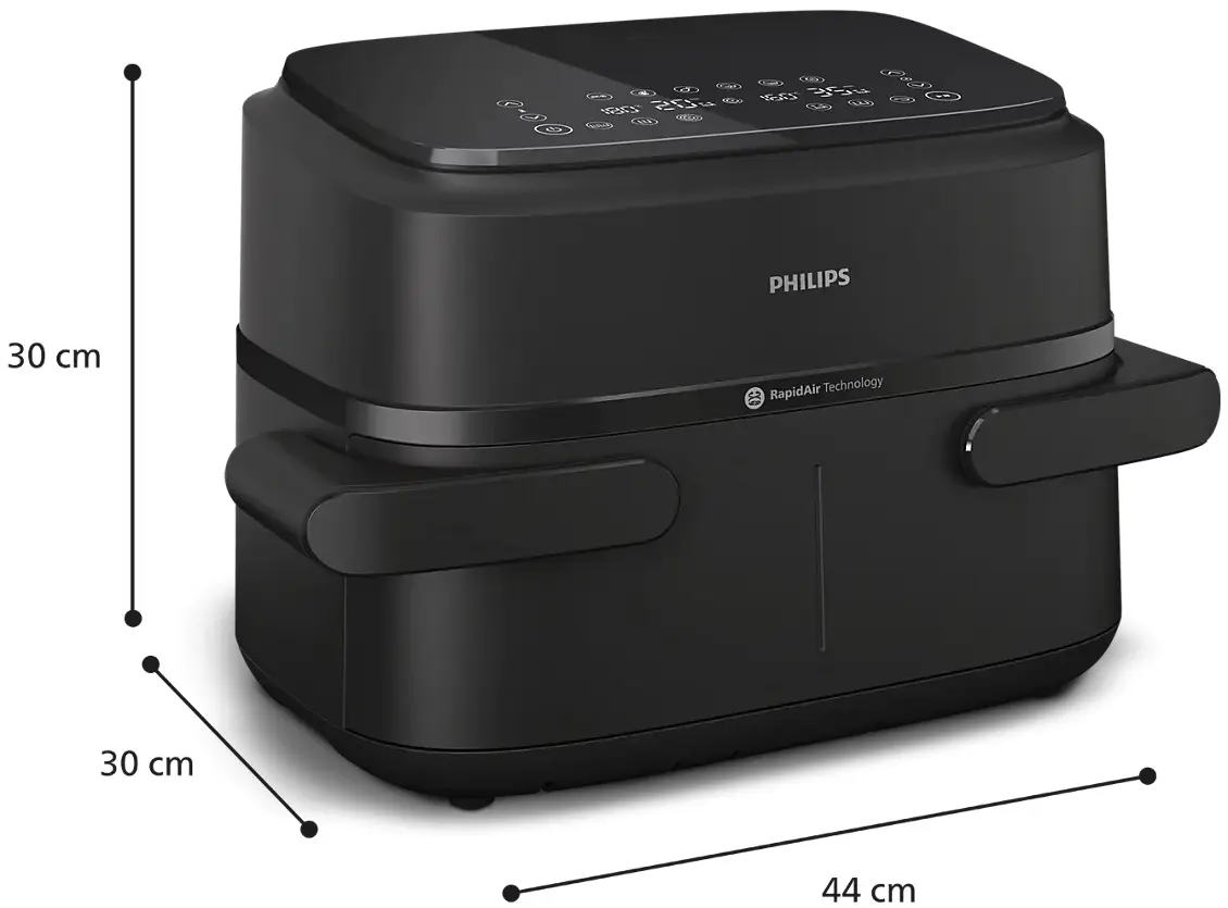 Аэрофритюрница Philips NA150/00 (Black) - 3