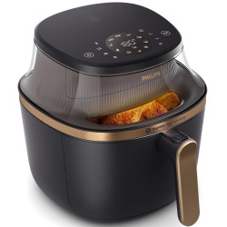 Аэрофритюрница Philips NA332/00 (Black/Gold)