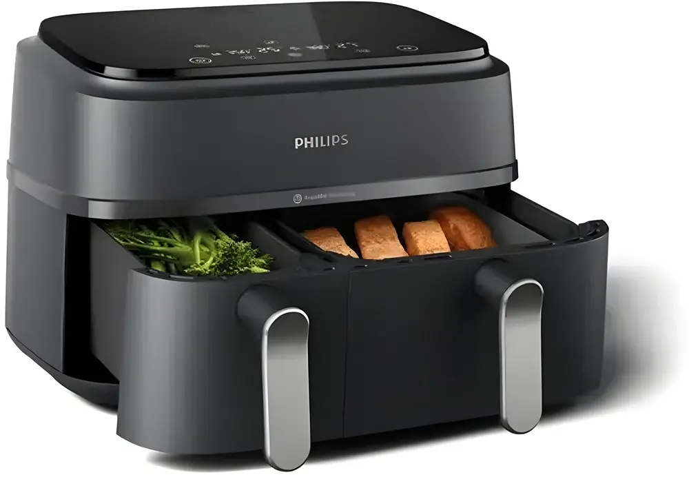 Friteuza cu aer cald Philips NA352/00 (Black/Gold) - 4