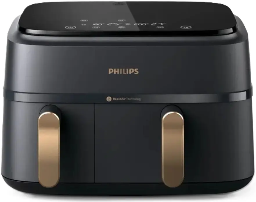 Friteuza cu aer cald Philips NA352/00 (Black/Gold)