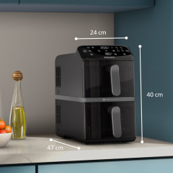 Friteuza cu aer cald Philips NA460/00 (Black) Thumb