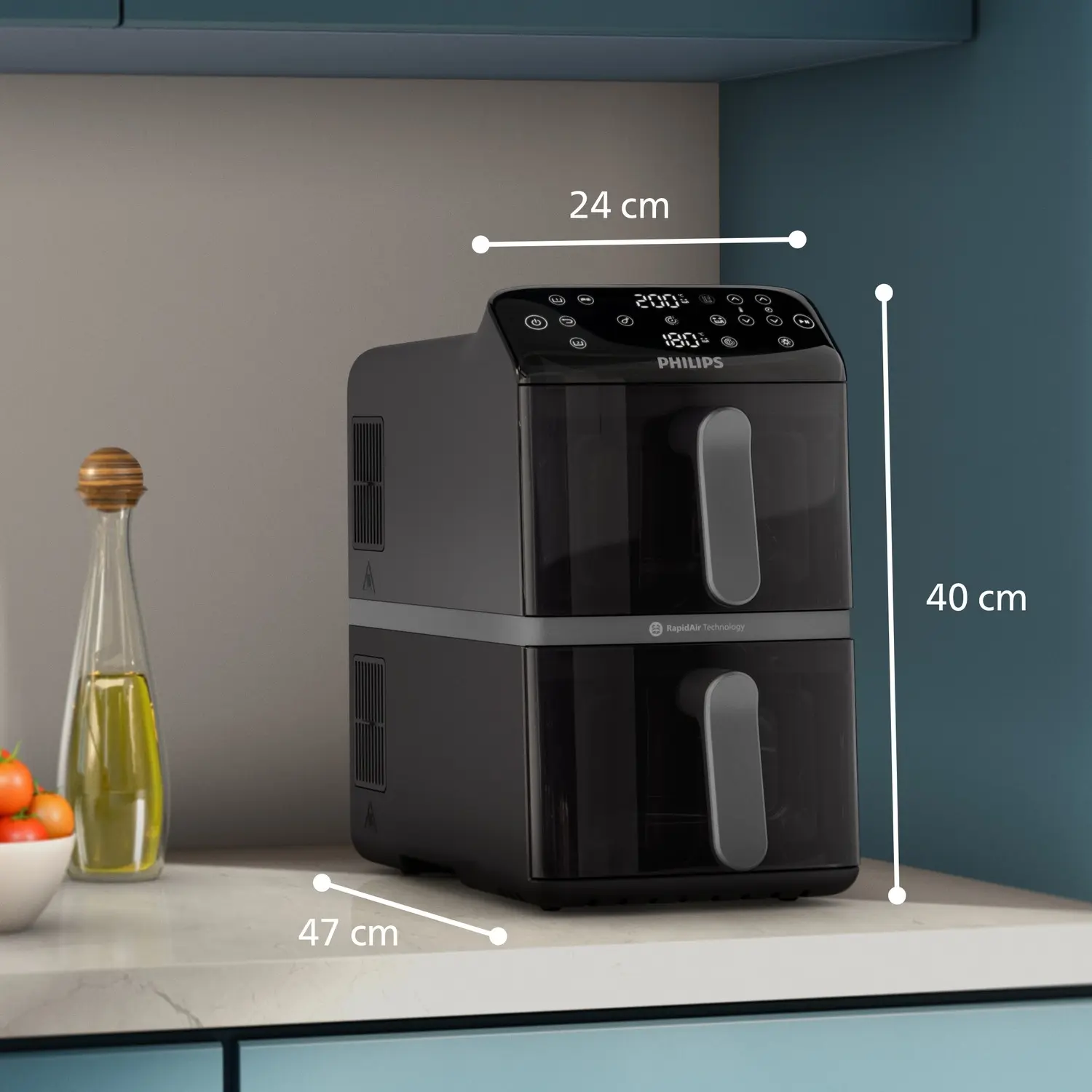 Friteuza cu aer cald Philips NA460/00 (Black) - 7