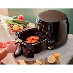 Friteuza cu aer cald Philips Ovi Smart HD9867/90 (Black) Thumb